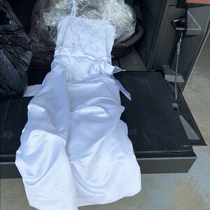 Elegant White Kids Dress